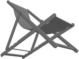 Deck Chair Beach 3D Model