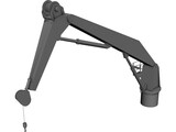 Deck Crane 3D Model preview