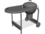 Deep Fryer BBQ Grill 3D Model preview
