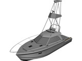 Deep Sea Fishing Boat 3D Model preview