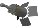 Defense Satellite (DSP) 3D Model
