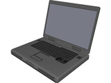 Dell M90 15 inch Laptop Computer 3D Model preview
