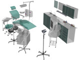 Dental Cabinet 3D Model