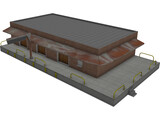 Depot Station 3D Model preview