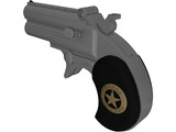 Derringer Texas Ranger 3D Model