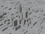 Des Moines City, IA, USA (2024) 3D Model