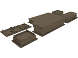 Desert Town 3D Model preview