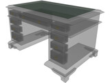 Desk English Writting 3D Model