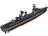 Destroyer Friesland (1958) 3D Model preview