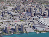Detroit City, MI, USA (2019) 3D Model