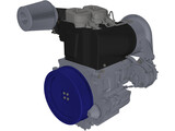 Deutz F2L511 Engine 3D Model