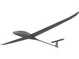 DG 1000 Glider 3D Model