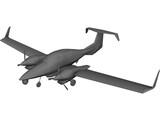 Diamond DA42 Twin Star 3D Model preview