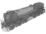 Diesel Locomotive TEM2 3D Model