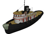 Diesel Tug 3D Model preview