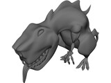 Dinosaur Cartoon 3D Model preview