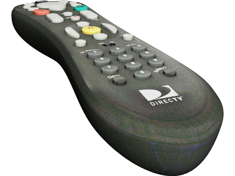 DirecTV Remote Control 3D Model