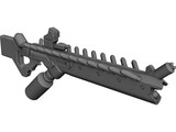 District 9 Assault Rifle 3D Model preview