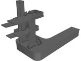 Diving Boards 3D Model preview