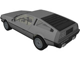 DMC DeLorean (1980) 3D Model