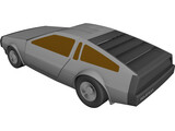 DMC DeLorean (1980) 3D Model preview