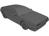 DMC DeLorean (1980) 3D Model