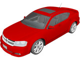 Dodge Avenger RT (2012) 3D Model preview