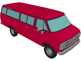 Dodge B350 Maxiwagon (1989) 3D Model