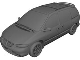 Dodge Caravan Sport (2000) 3D Model preview