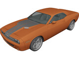 Dodge Challenger (2007) 3D Model preview