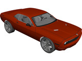 Dodge Challenger (2009) 3D Model preview
