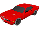 Dodge Challenger RT 3D Model preview