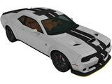Dodge Challenger SRT Hellcat (2018) 3D Model