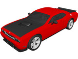 Dodge Challenger SRT10 3D Model preview