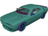 Dodge Challenger SRT8 3D Model preview