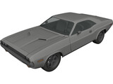 Dodge Challenger 3D Model preview