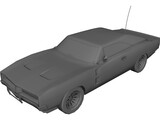 Dodge Charger (1969) 3D Model preview