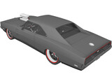 Dodge Charger Custom (1969) 3D Model