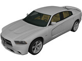 Dodge Charger LX (2011) 3D Model preview