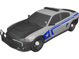 Dodge Charger Police 3D Model preview