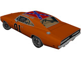 Dodge Charger R-T General Lee (1969) 3D Model
