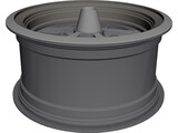 Dodge Charger Road Wheel Class III Rim 3D Model preview