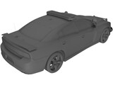 Dodge Charger SRT-8 2012 Police 3D Model