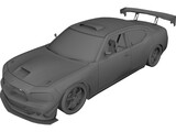 Dodge Charger-SRT-8 Mopar Drift 3D Model preview
