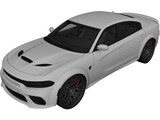 Dodge Charger SRT Hellcat (2023) 3D Model preview