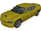 Dodge Charger SRT8 (2007) 3D Model preview