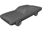Dodge Coronet (1970) 3D Model preview
