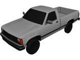Dodge Dakota (1988) 3D Model preview