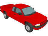 Dodge Dakota Sport (1999) 3D Model
