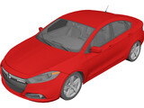 Dodge Dart GT (2013) 3D Model preview